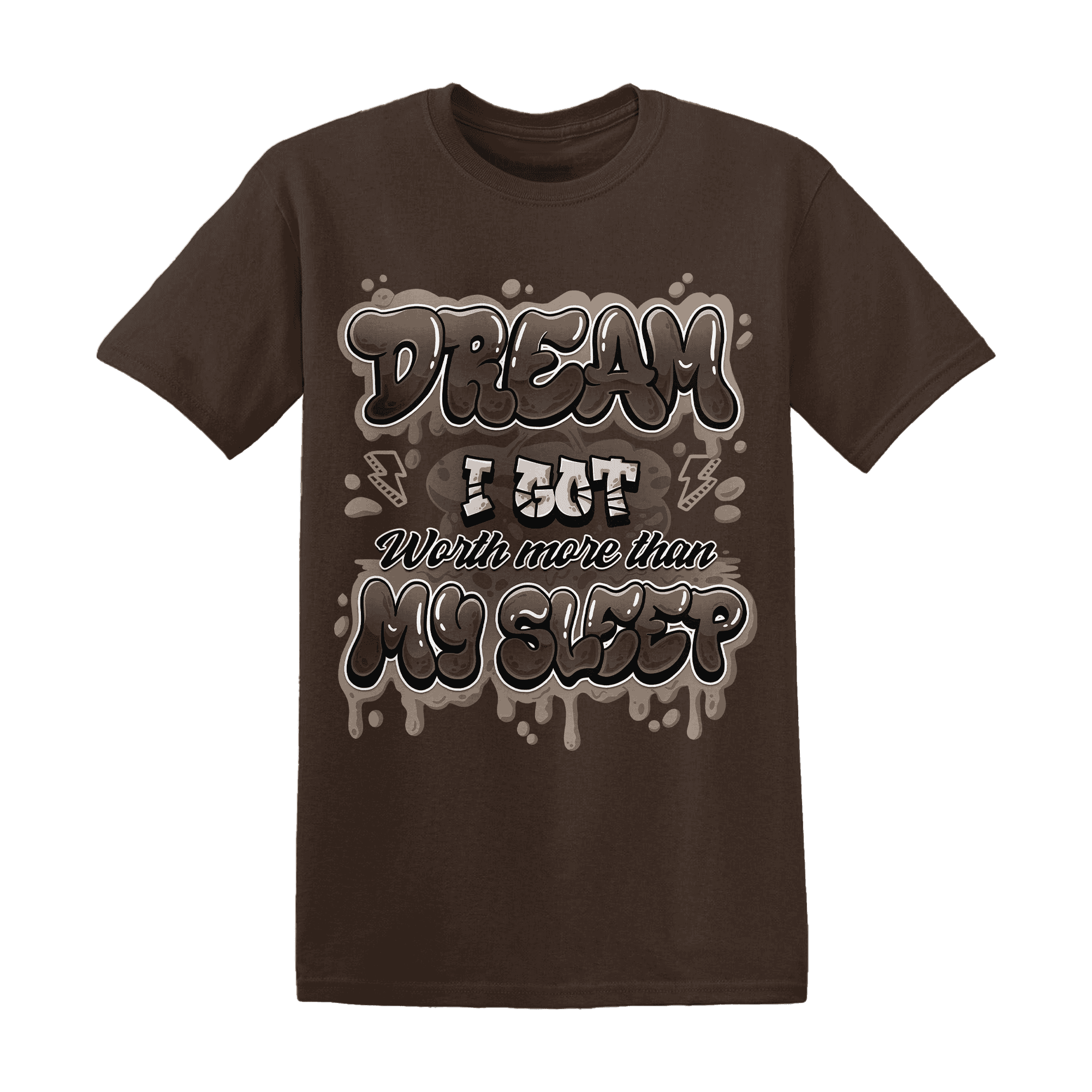 Dunk Low Baroque Brown T Shirt Match Dream Over Rest - NastyJamz