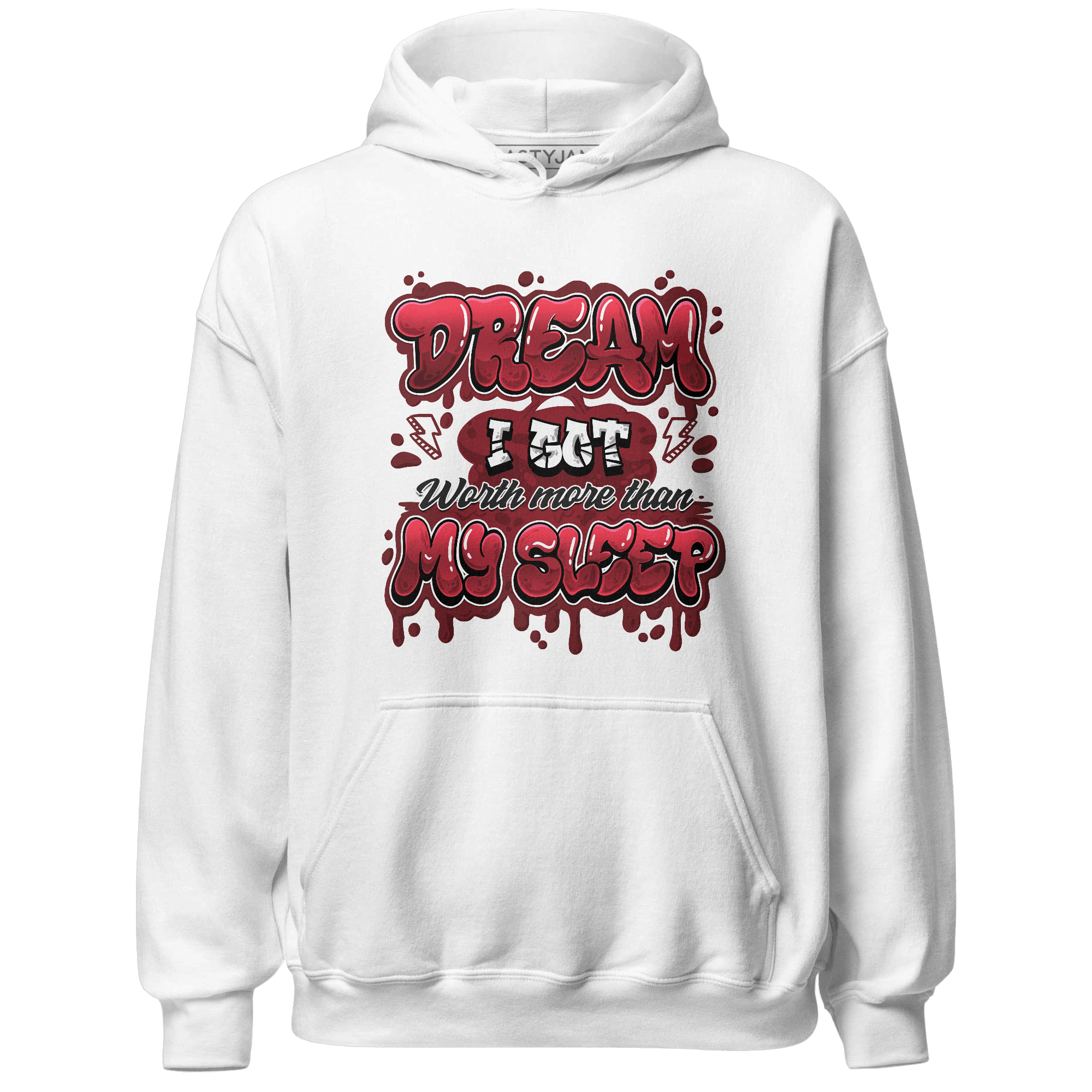Cherry 12s Hoodie Match Dream Over Rest - NastyJamz