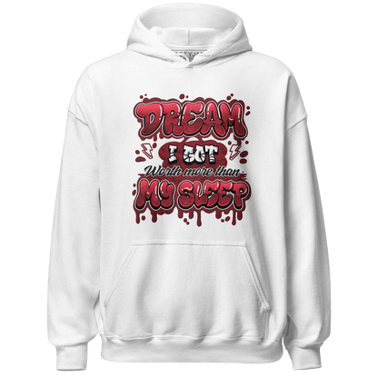 Cherry 12s Hoodie Match Dream Over Rest - NastyJamz