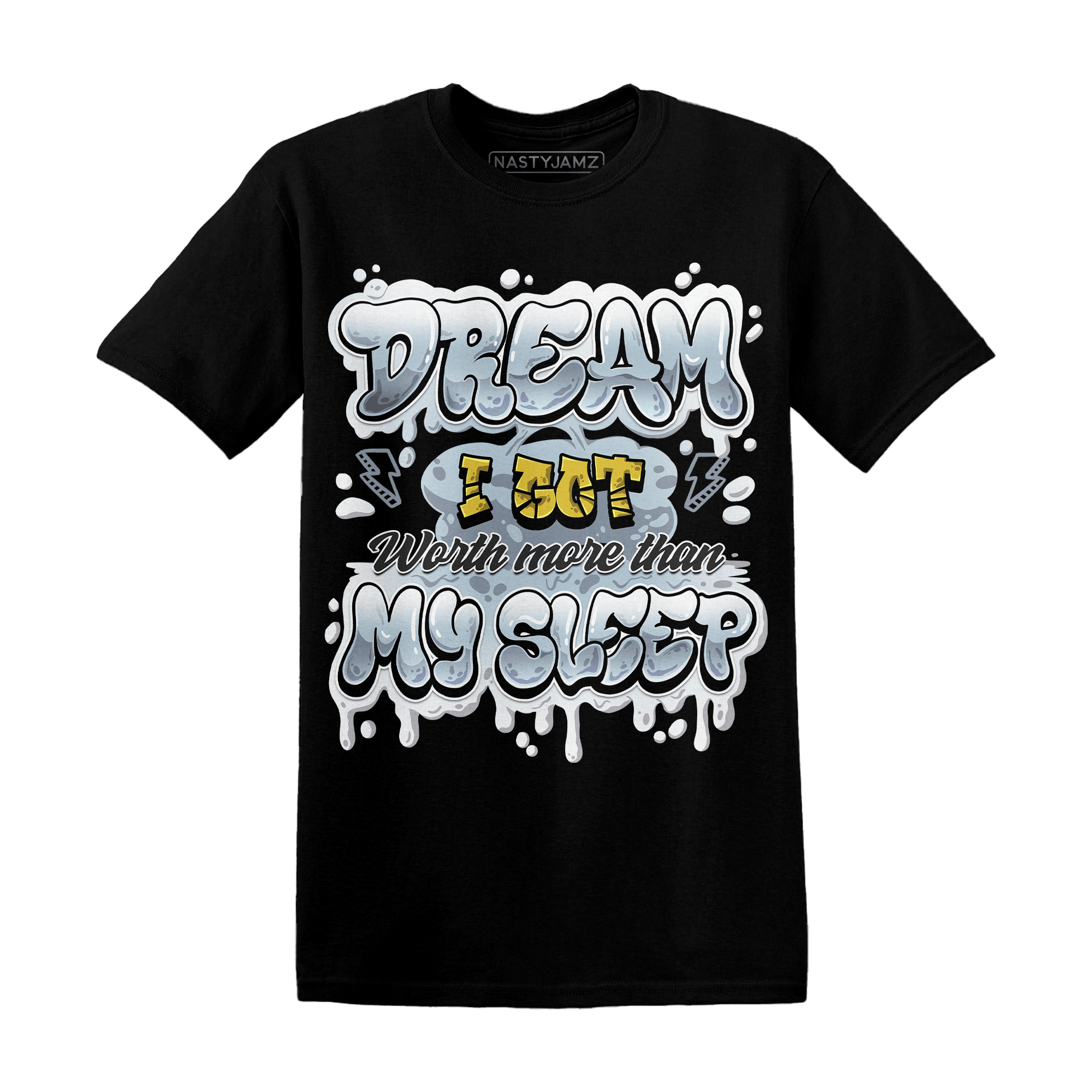 Blue Grey 13s T Shirt Match Dream Over Rest - NastyJamz