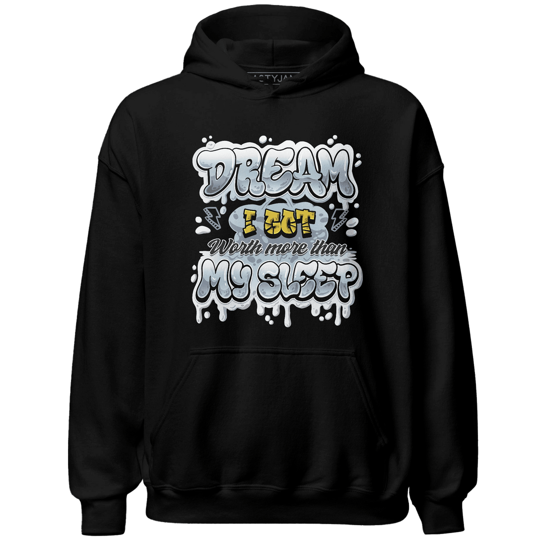 Blue Grey 13s Hoodie Match Dream Over Rest - NastyJamz
