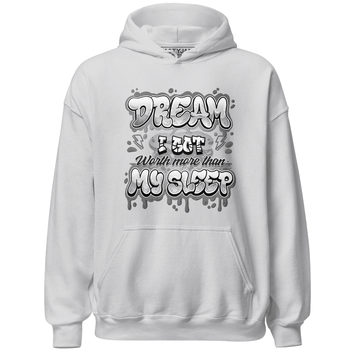 Retro High OG Black White 1s Hoodie Match Dream Over Rest - NastyJamz