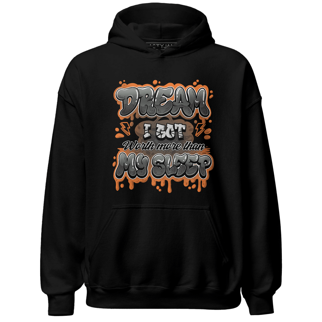 Fear Pack 3s Hoodie Match Dream Over Rest - NastyJamz
