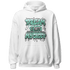Green Glow 3s Hoodie Match Dream Over Rest - NastyJamz