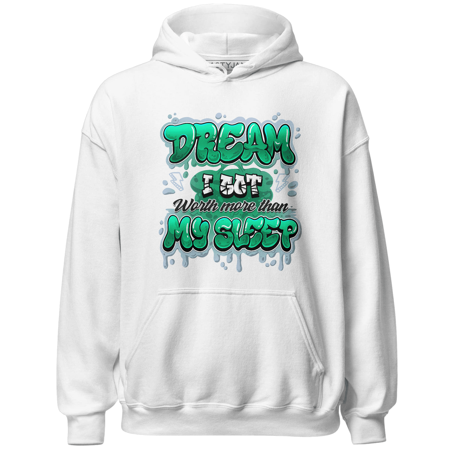 Lucky Green 5s Hoodie Match Dream Over Rest - NastyJamz