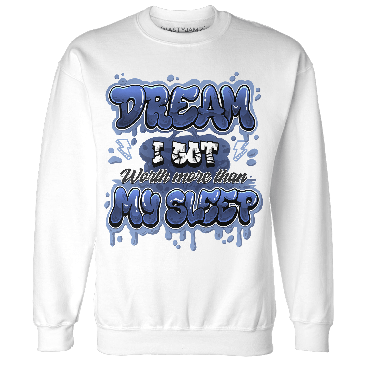 Midnight Navy 5s Sweatshirt Match Dream Over Rest - NastyJamz