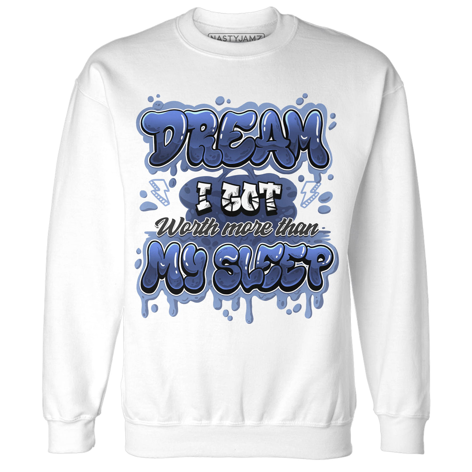 Midnight Navy 5s Sweatshirt Match Dream Over Rest - NastyJamz