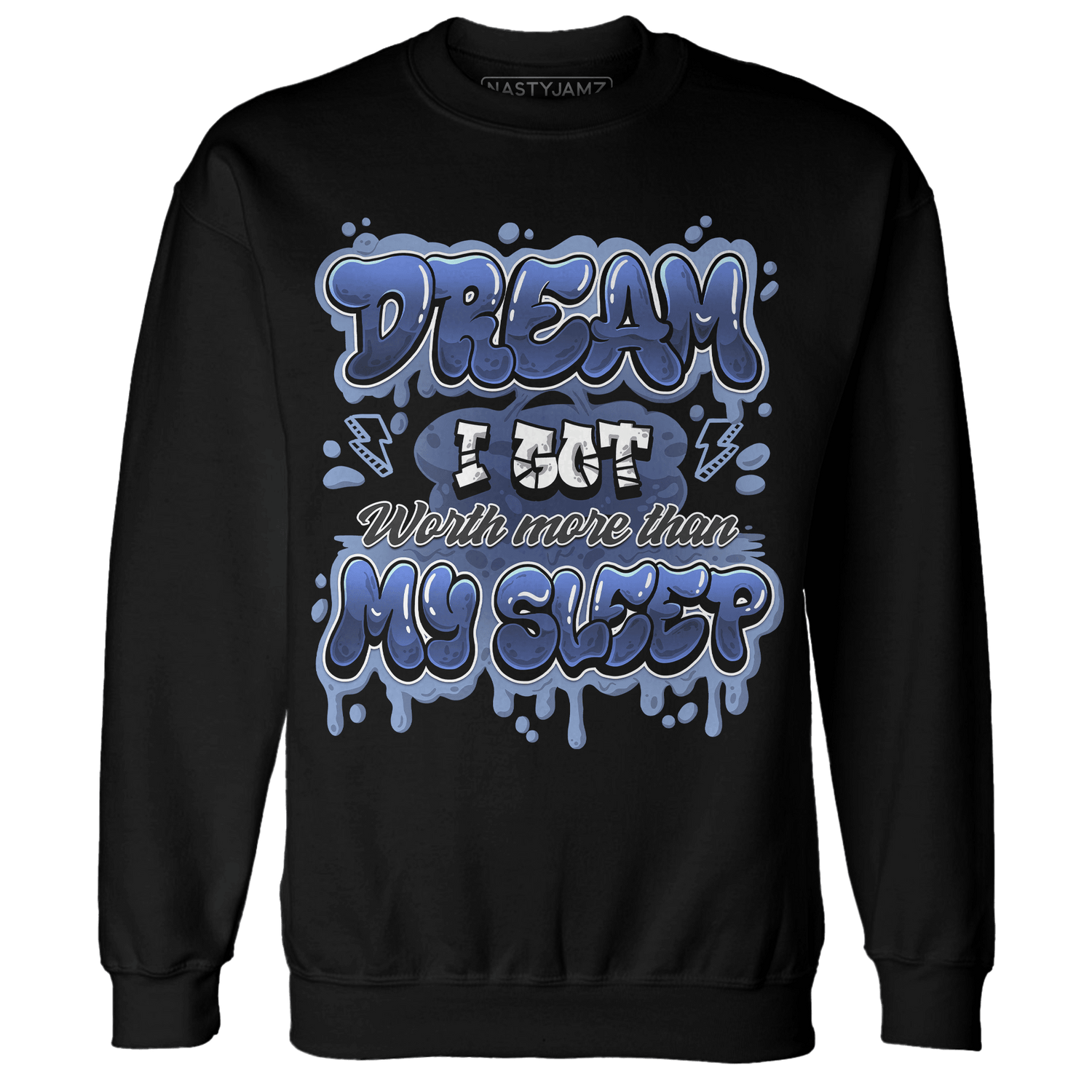 Midnight Navy 5s Sweatshirt Match Dream Over Rest - NastyJamz