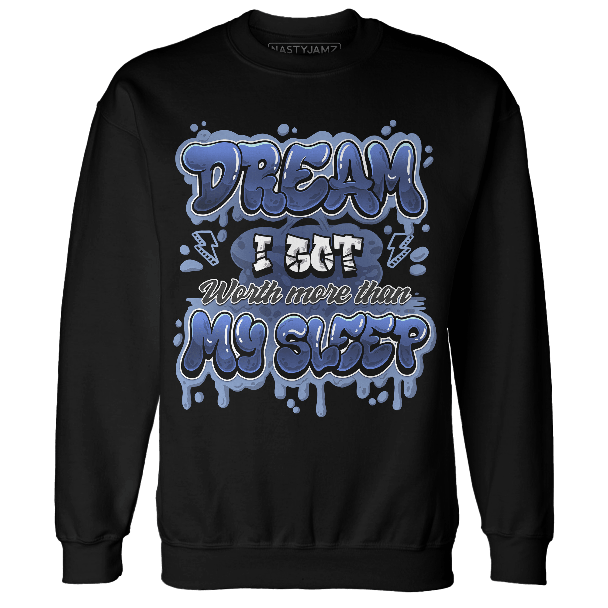 Midnight Navy 5s Sweatshirt Match Dream Over Rest - NastyJamz