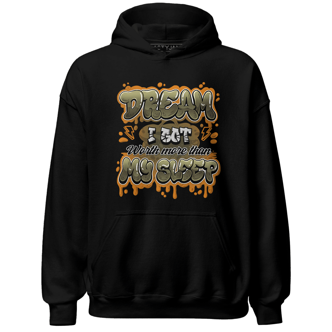Olive 5s Hoodie Match Dream Over Rest - NastyJamz