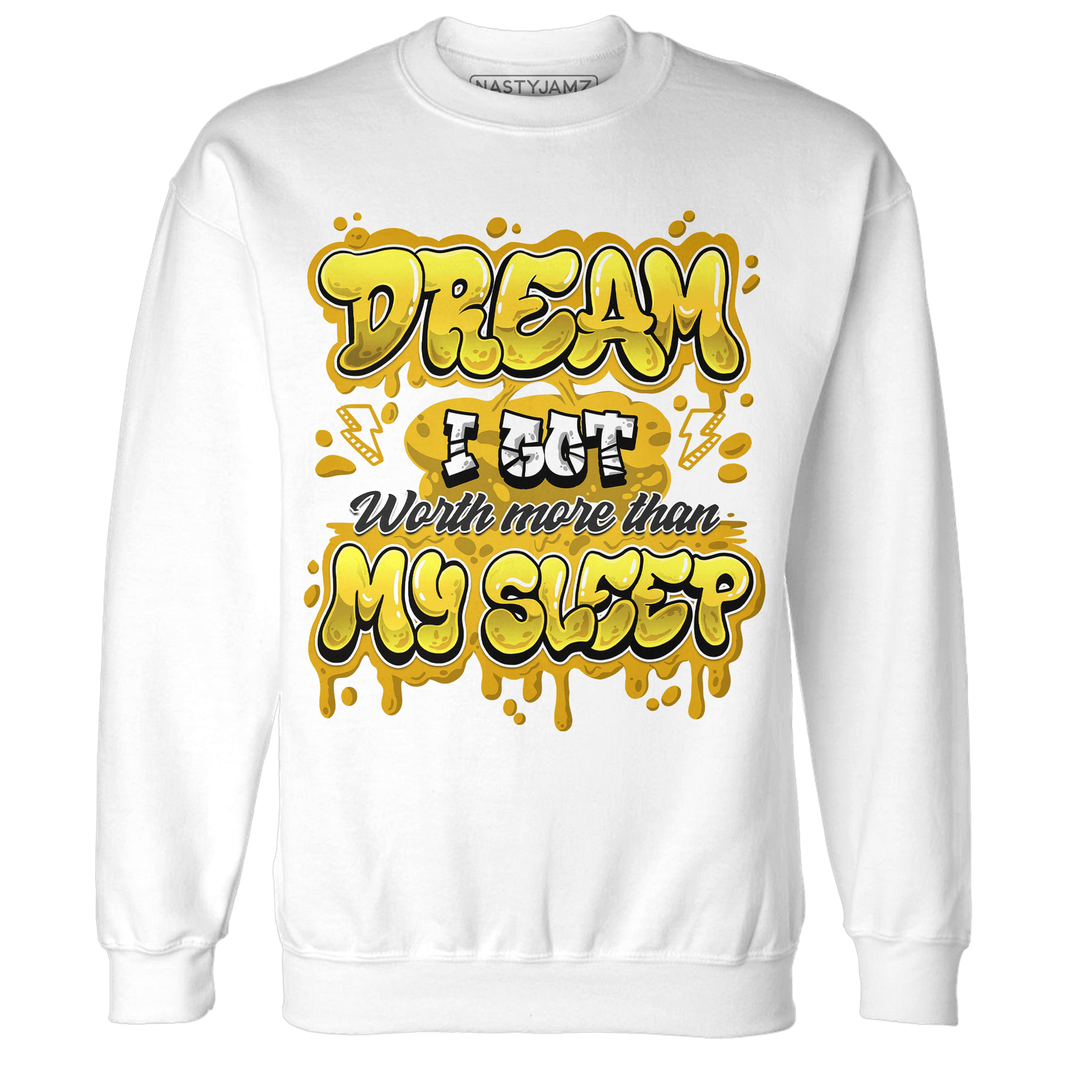 Yellow Ochre 6s Sweatshirt Match Dream Over Rest - NastyJamz