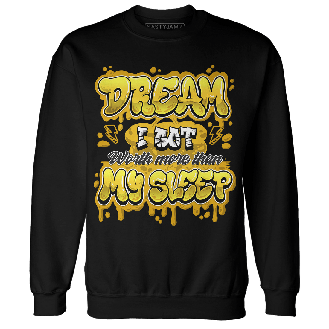 Yellow Ochre 6s Sweatshirt Match Dream Over Rest - NastyJamz