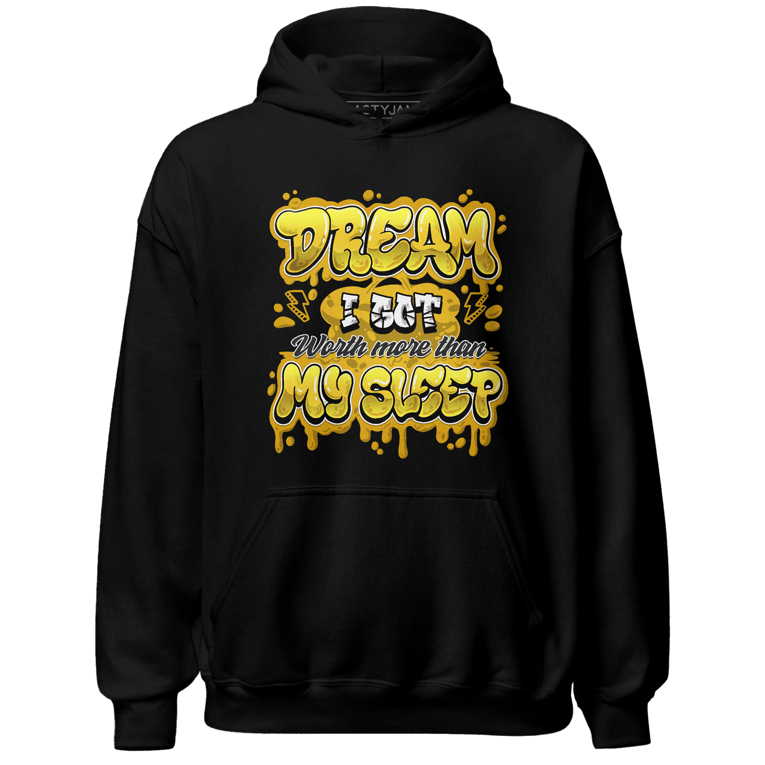 Yellow Ochre 6s Hoodie Match Dream Over Rest - NastyJamz