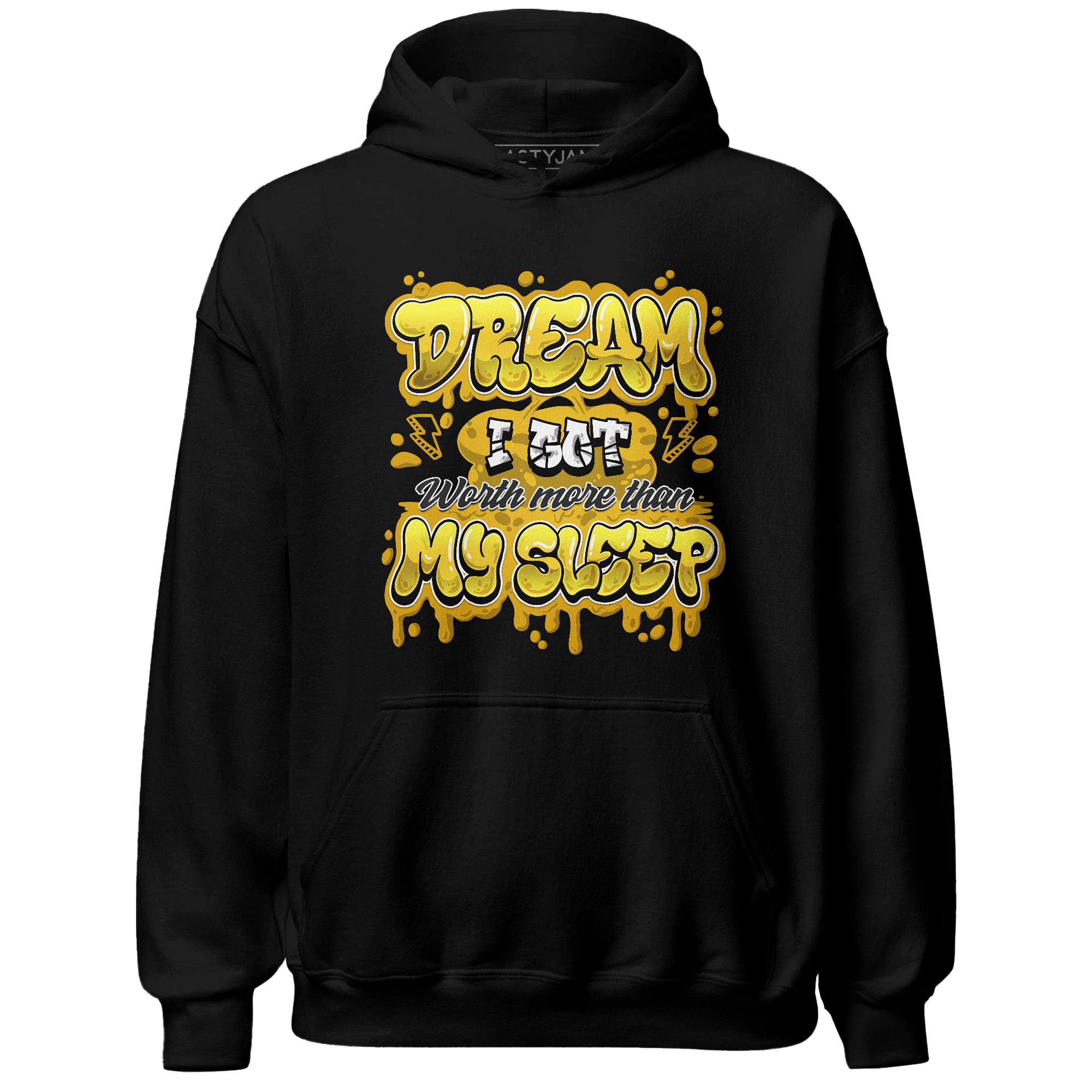 Yellow Ochre 6s Hoodie Match Dream Over Rest - NastyJamz