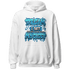 Powder Blue 9s Hoodie Match Dream Over Rest - NastyJamz