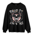 Red Stardust 3s Sweatshirt Match Drop It BER - NastyJamz
