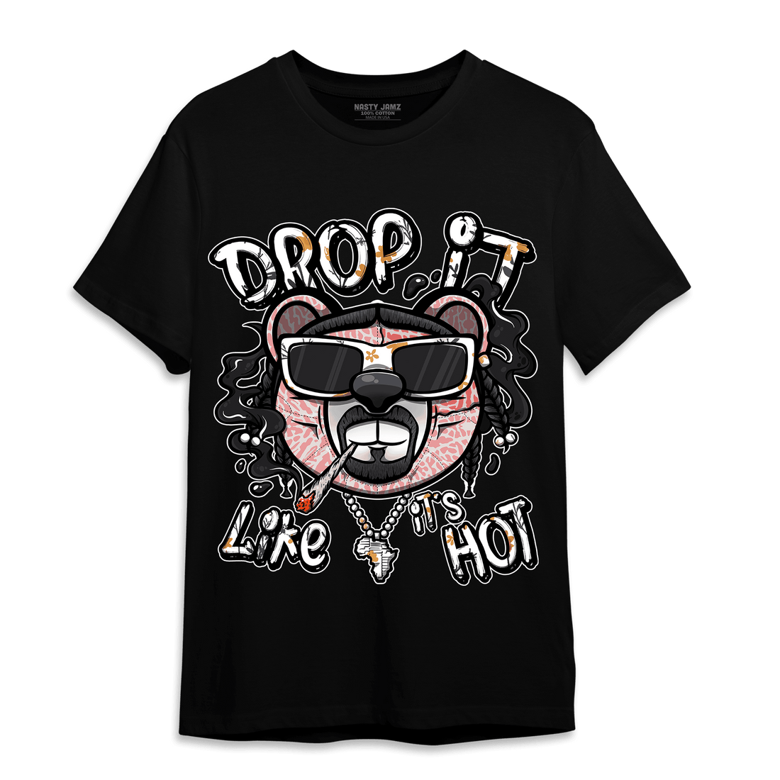 Red Stardust 3s T Shirt Match Drop It BER - NastyJamz