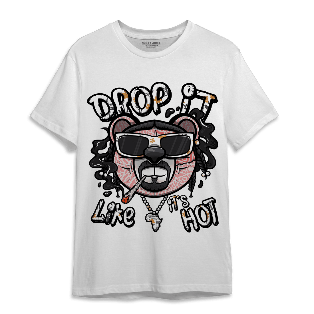 Red Stardust 3s T Shirt Match Drop It BER - NastyJamz