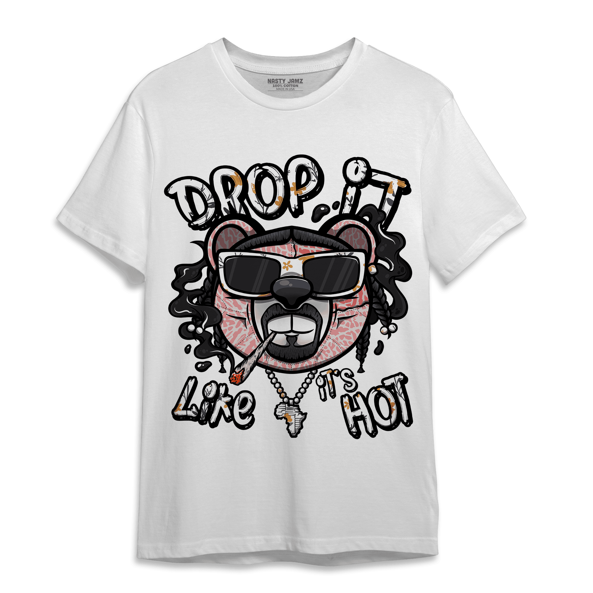 Red Stardust 3s T Shirt Match Drop It BER - NastyJamz