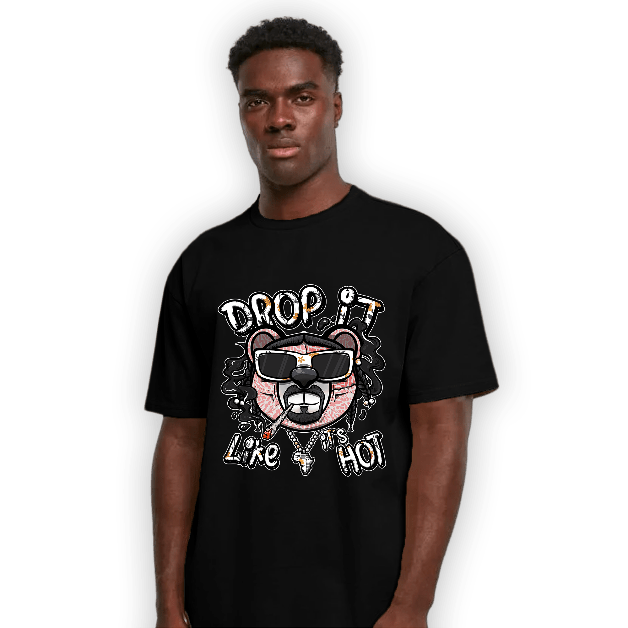 Red Stardust 3s T Shirt Match Drop It BER - NastyJamz
