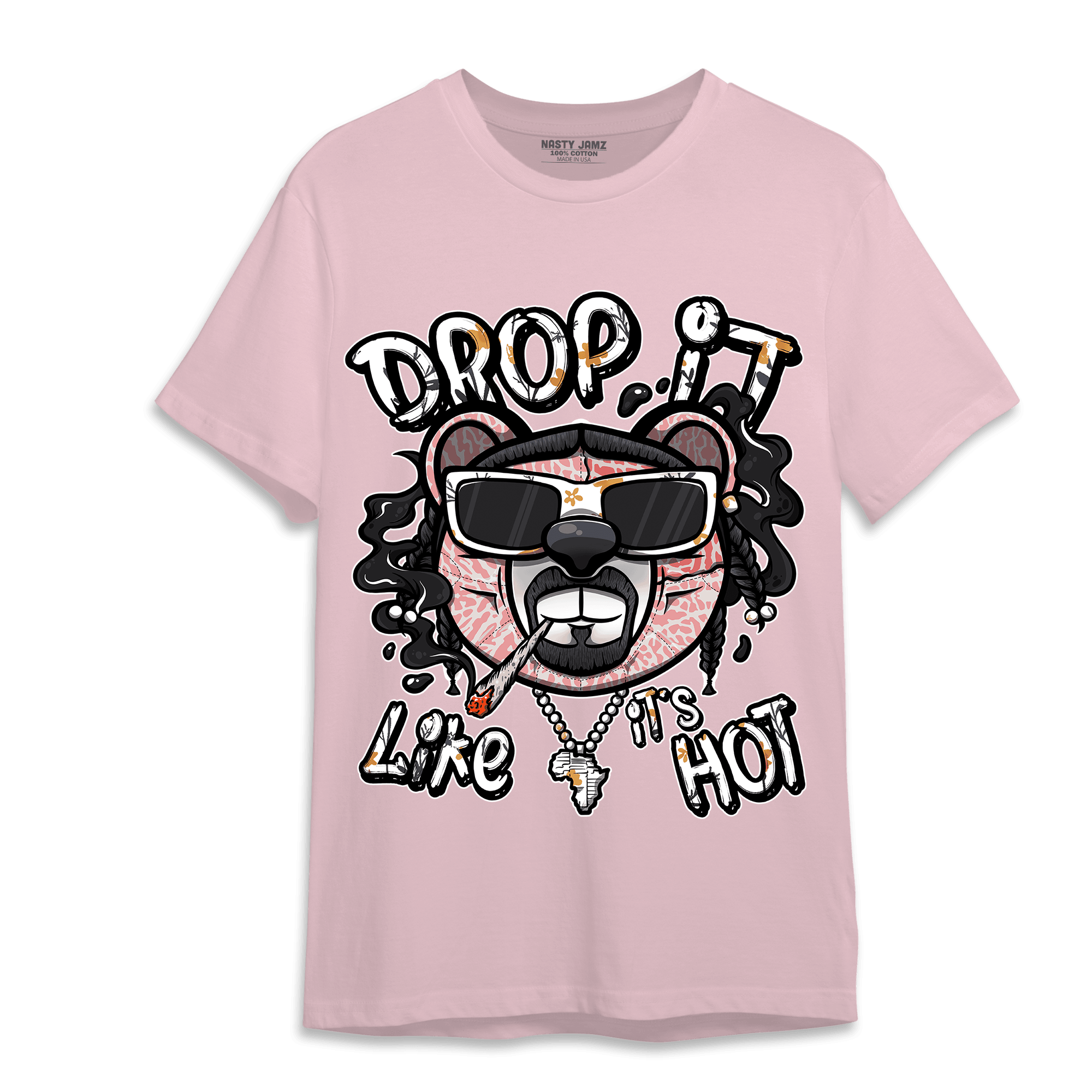 Red Stardust 3s T Shirt Match Drop It BER - NastyJamz