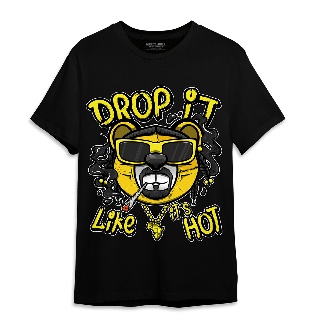 Vivid Sulfur 4s T Shirt Match Drop It BER - NastyJamz