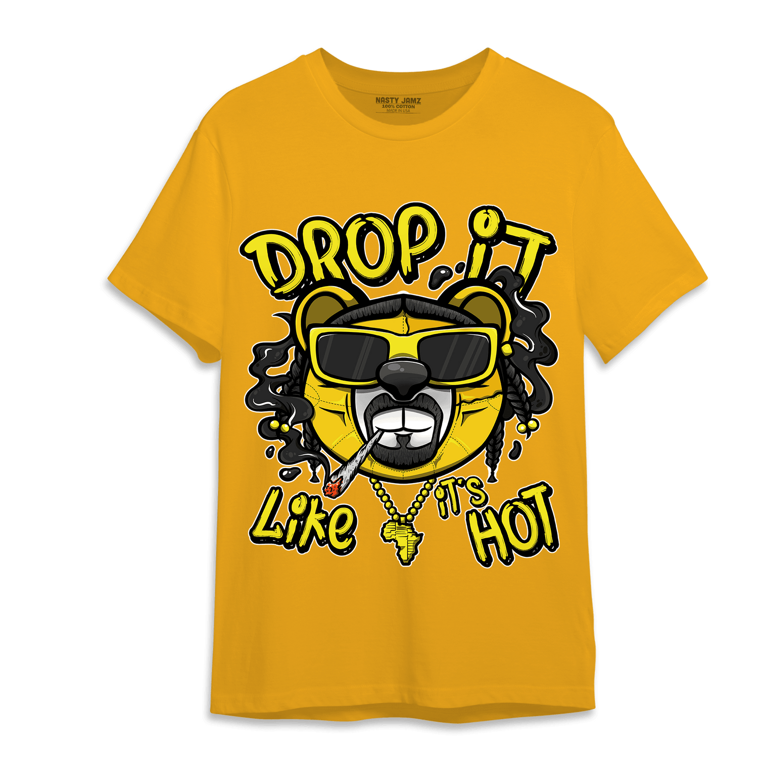 Vivid Sulfur 4s T Shirt Match Drop It BER - NastyJamz