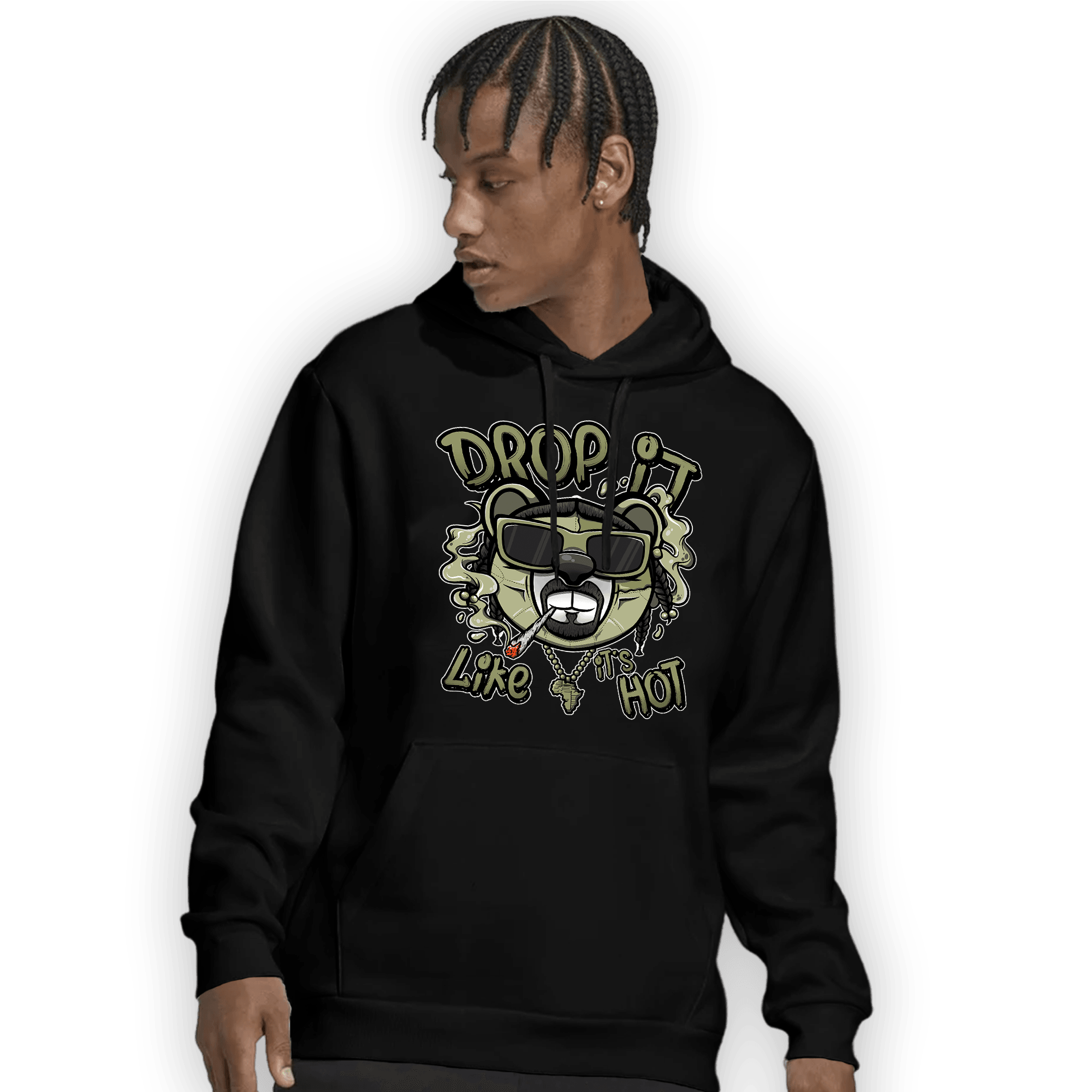 Yeezy Slide Resin Hoodie Match Drop It BER - NastyJamz