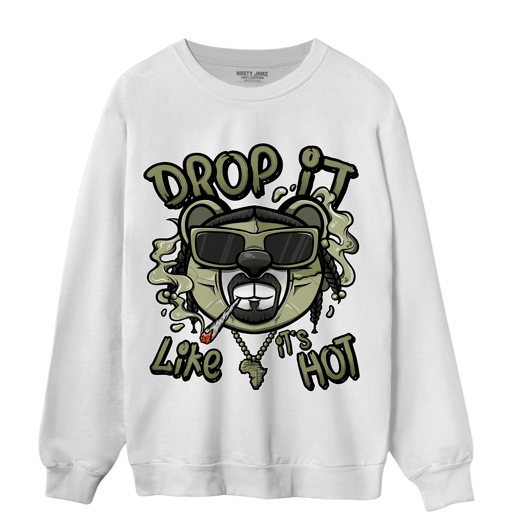 Yeezy Slide Resin Sweatshirt Match Drop It BER - NastyJamz