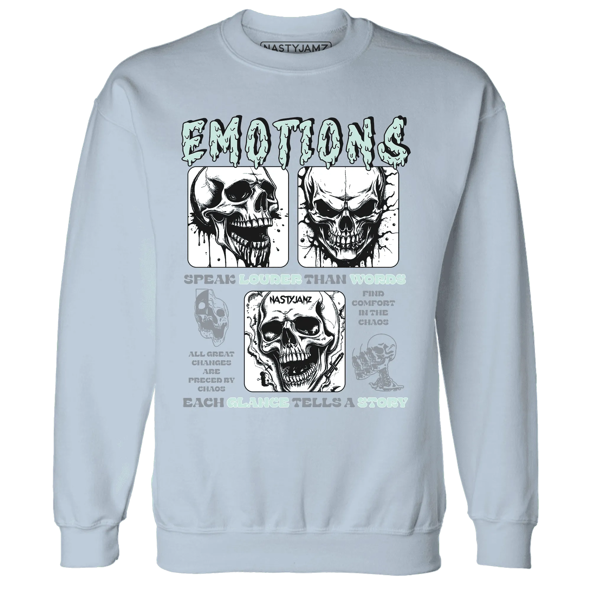NastyJamz-AF-1-Low-Jade-Ice-White-Sweatshirt-Match-Emotions-Skull