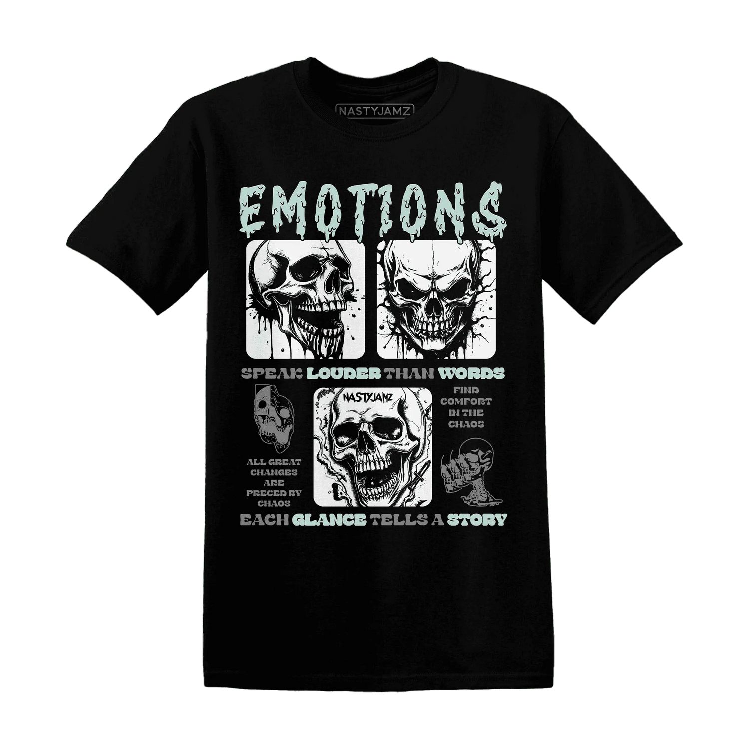 NastyJamz-AF-1-Low-Jade-Ice-White-T-Shirt-Match-Emotions-Skull