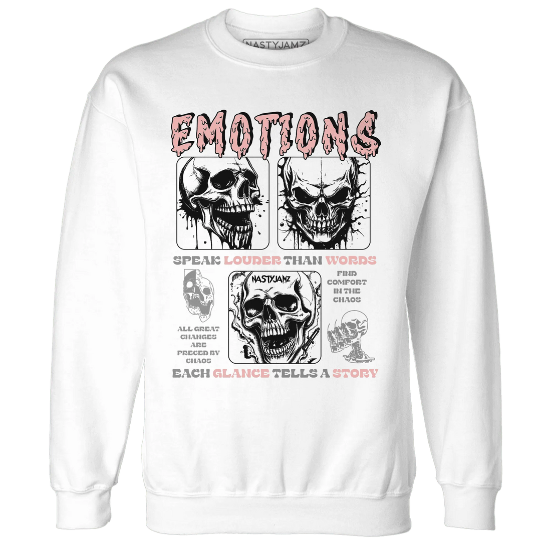 Low-Legend-Pink-11s-NastyJamz-Sweatshirt-Match-Emotions-Skull