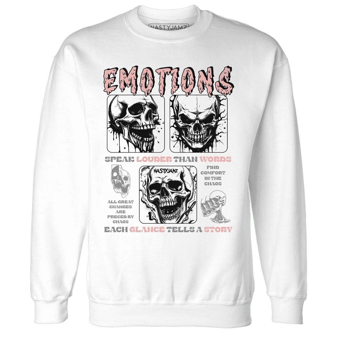 NastyJamz-Low-Legend-Pink-11s-Sweatshirt-Match-Emotions-Skull