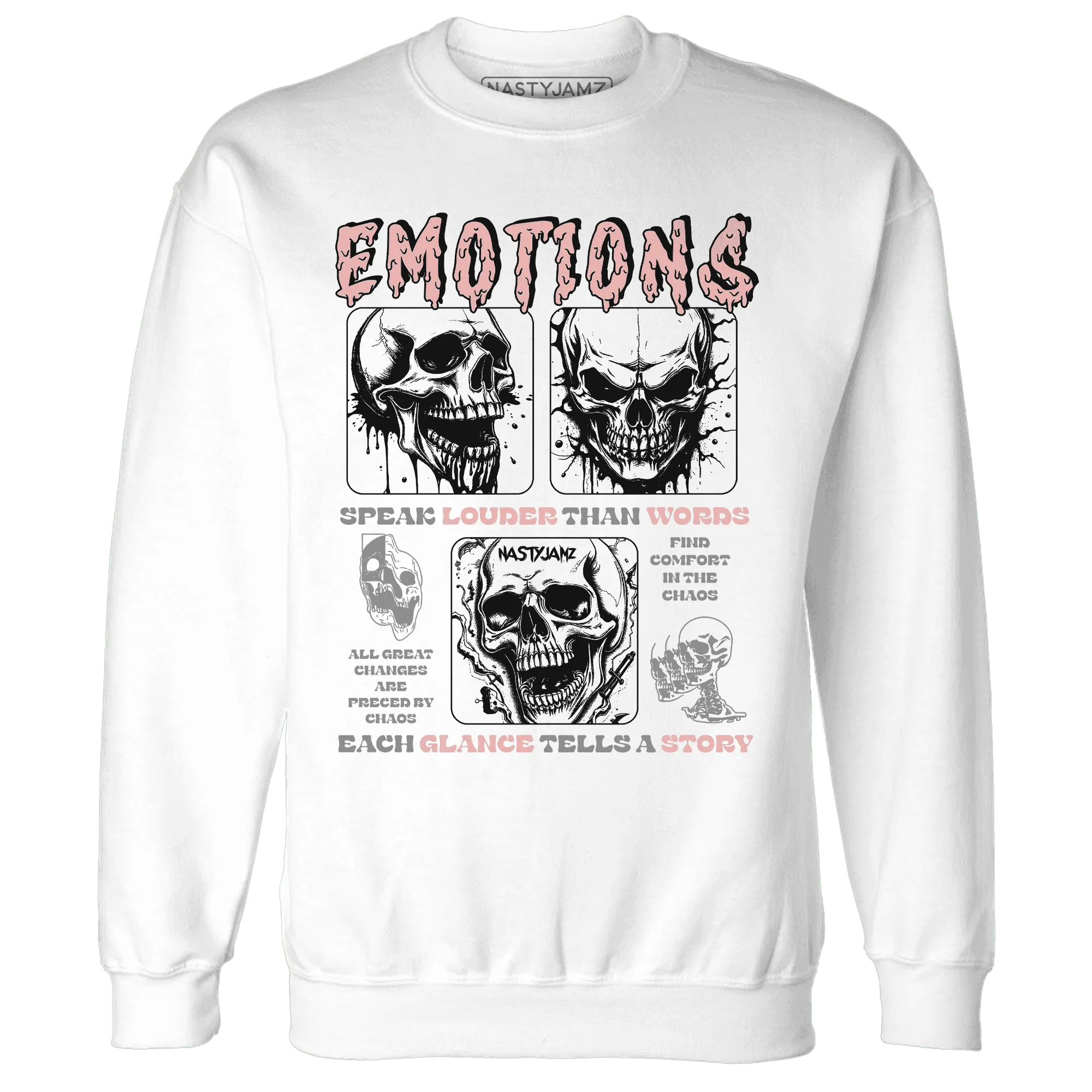 NastyJamz-Low-Legend-Pink-11s-Sweatshirt-Match-Emotions-Skull
