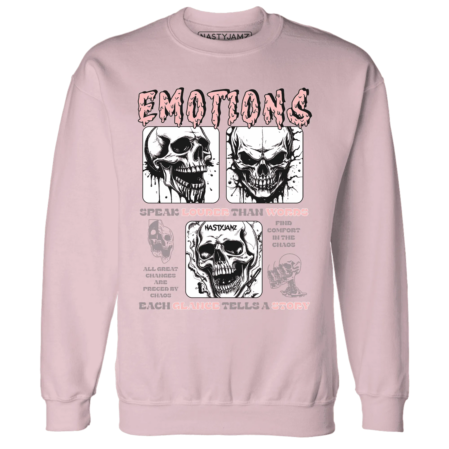 NastyJamz-Low-Legend-Pink-11s-Sweatshirt-Match-Emotions-Skull