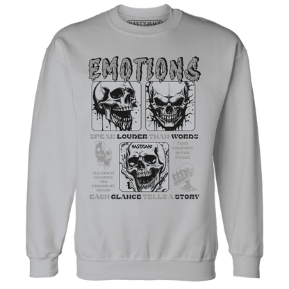 NastyJamz-Wolf-Grey-12s-Sweatshirt-Match-Emotions-Skull