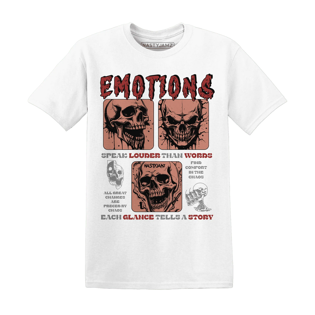 NastyJamz-Dune-Red-13s-T-Shirt-Match-Emotions-Skull