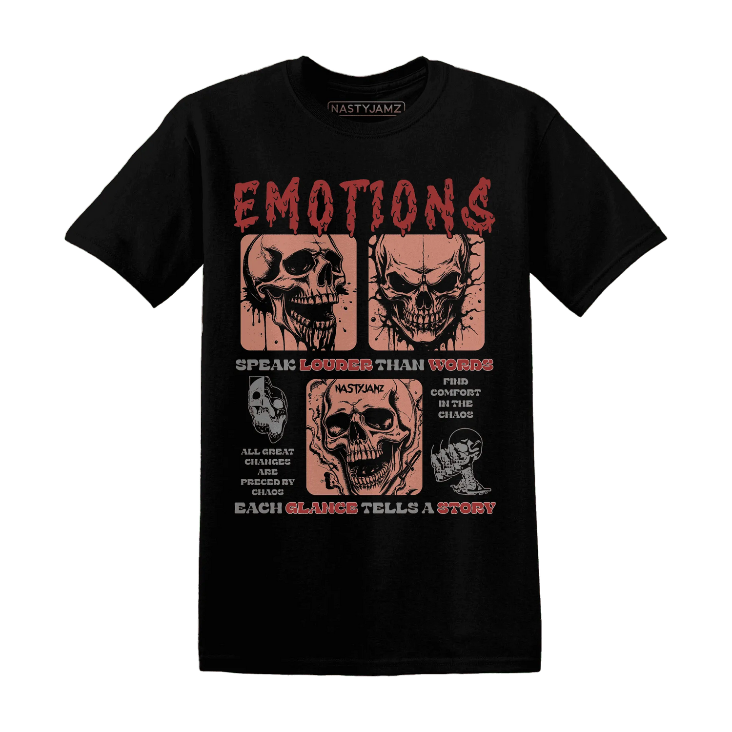 NastyJamz-Dune-Red-13s-T-Shirt-Match-Emotions-Skull