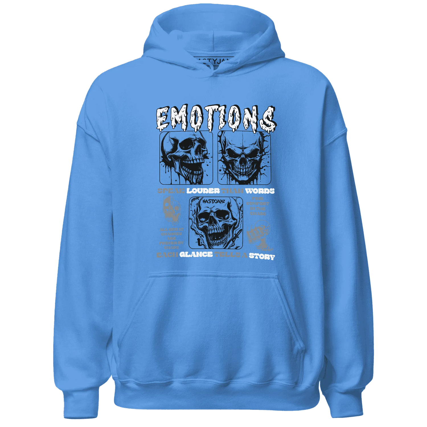 NastyJamz-Carolina-Blue-Univercitii-17s-Hoodie-Match-Emotions-Skull