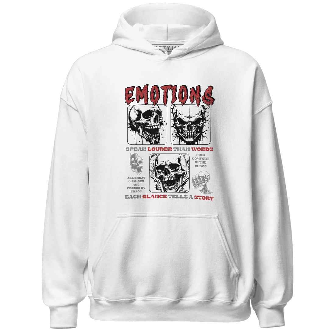 Black-Toe-Reimagined-Red-White-1s-Hoodie-Match-Emotions-Skull