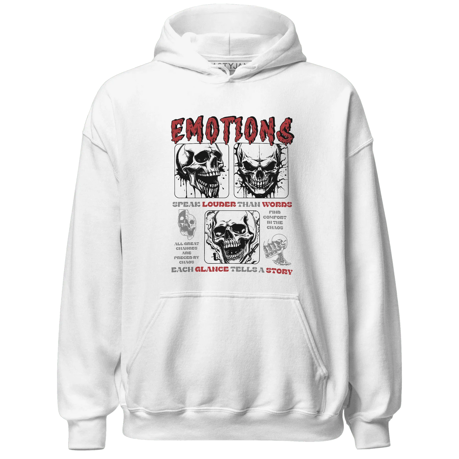 Black-Toe-Reimagined-Red-White-1s-Hoodie-Match-Emotions-Skull