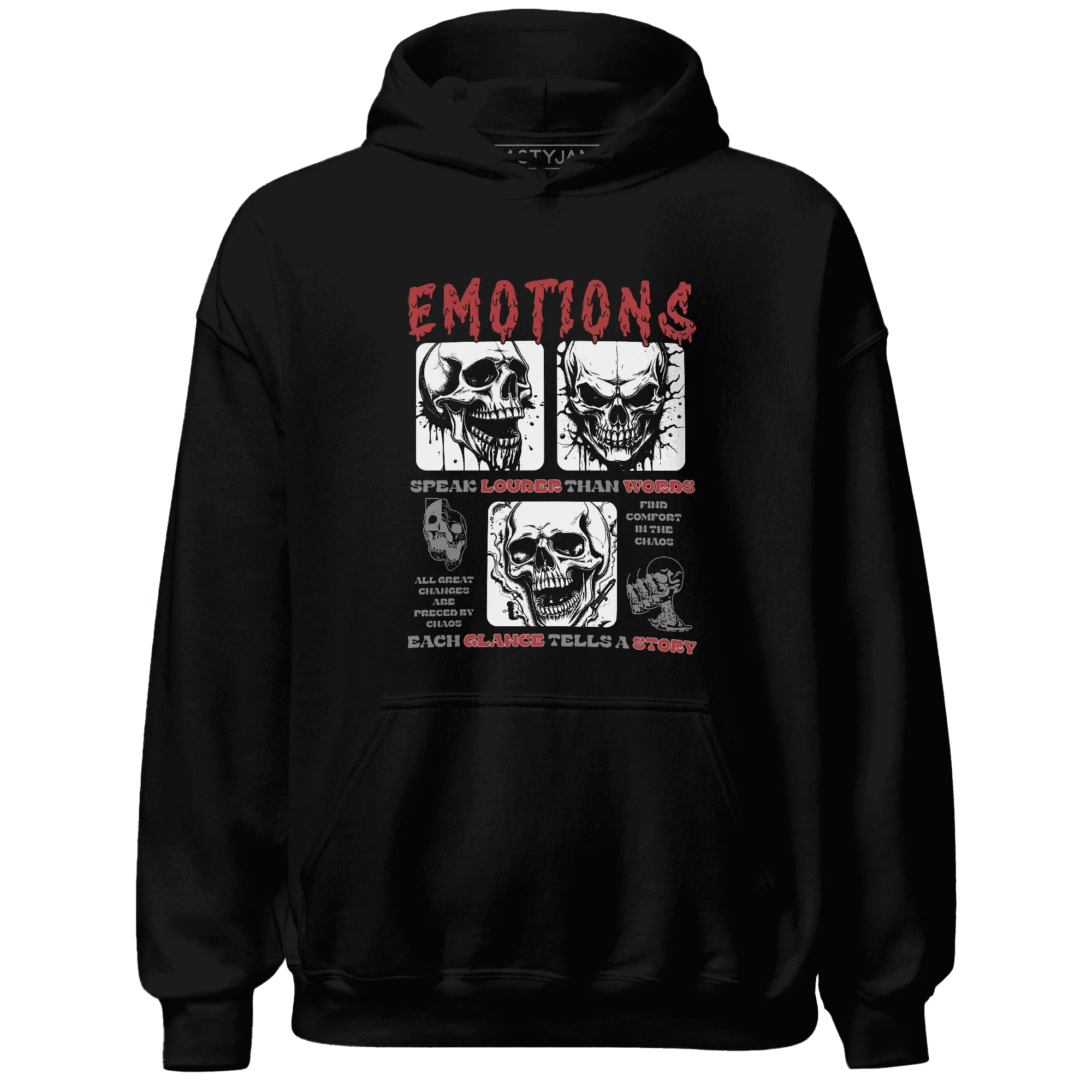 Black-Toe-Reimagined-Red-White-1s-Hoodie-Match-Emotions-Skull