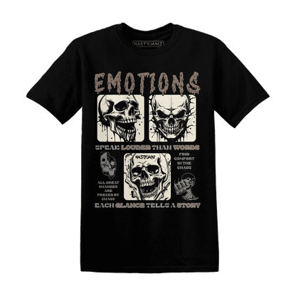 NastyJamz-Low-Mocha-1s-T-Shirt-Match-Emotions-Skull