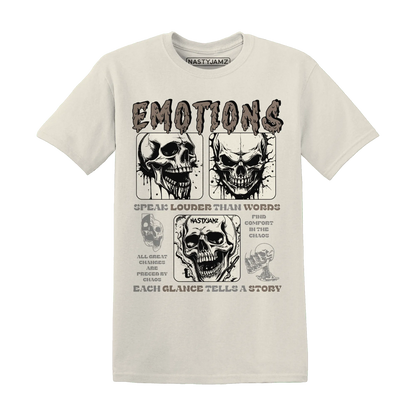 NastyJamz-Low-Mocha-1s-T-Shirt-Match-Emotions-Skull