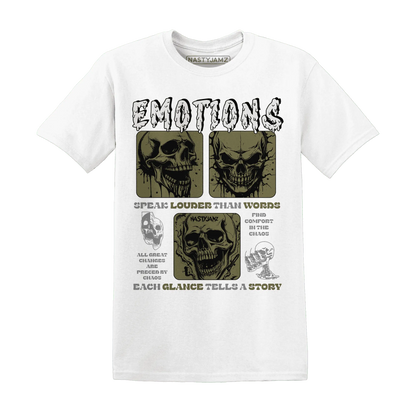 NastyJamz-Medium-Olive-1s-T-Shirt-Match-Emotions-Skull