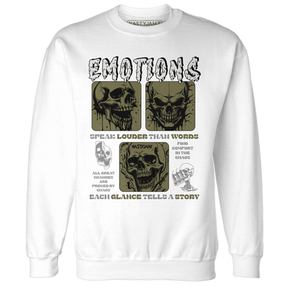 NastyJamz-Medium-Olive-1s-Sweatshirt-Match-Emotions-Skull