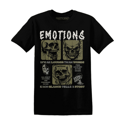 NastyJamz-Medium-Olive-1s-T-Shirt-Match-Emotions-Skull