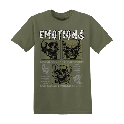 NastyJamz-Medium-Olive-1s-T-Shirt-Match-Emotions-Skull