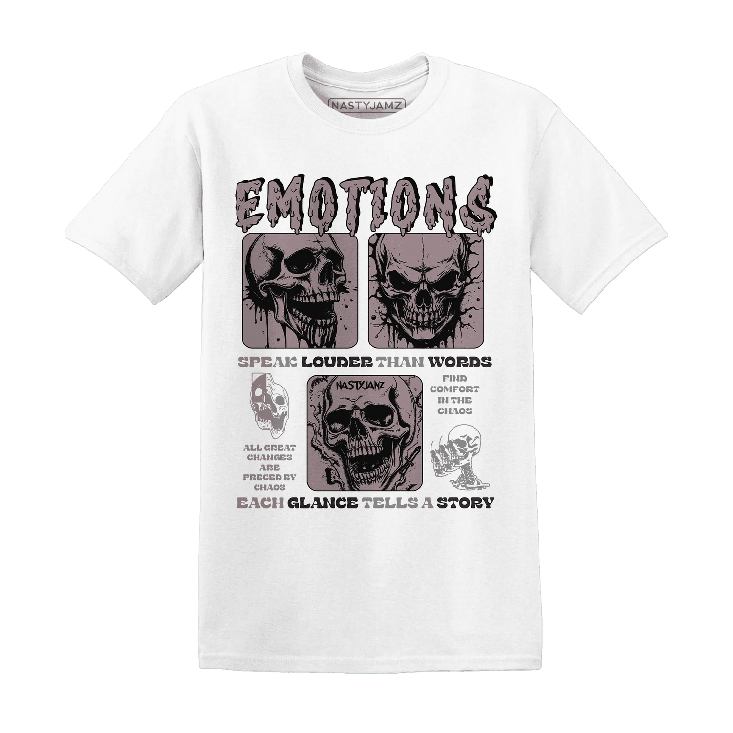 Black-Violet-Ore-3s-NastyJamz-T-Shirt-Match-Emotions-Skull