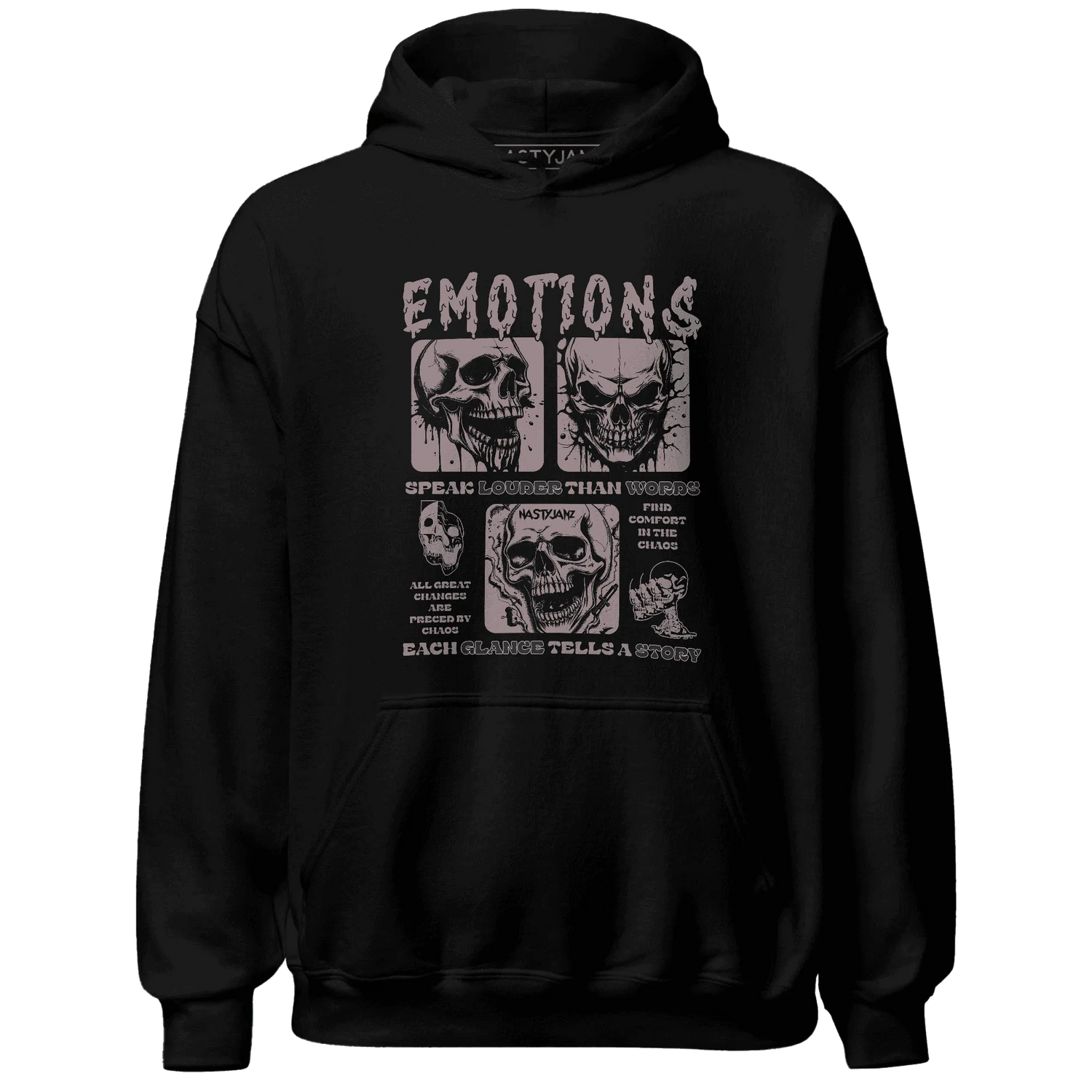 Black-Violet-Ore-3s-NastyJamz-Hoodie-Match-Emotions-Skull